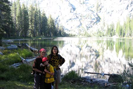 06 Val,Joe&Daniel at lower Twin Lake